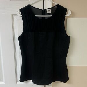 CAbi Black Bustier Sleeveless Tank